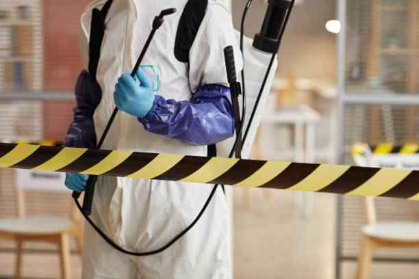 Professional Biohazard Cleanup technician working in West Creek, NJ